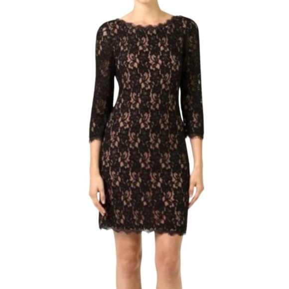 Babaton Black Lace Mini Dress - Picture 7 of 7